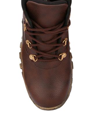 brown leatherette High ankle boot - 13470148 - Standard Image - 5