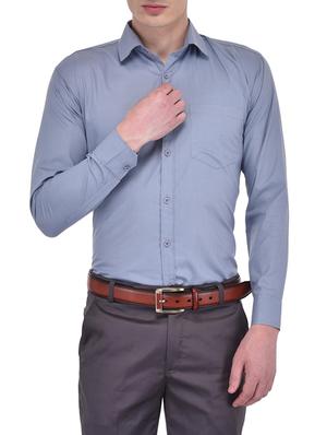 blue set of 2 cotton blend formal shirt - 13470412 - Standard Image - 5