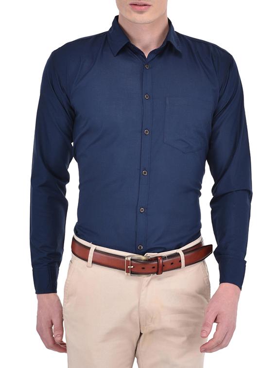 blue set of 2 cotton blend formal shirt - 13470412 - Zoom Image - 2