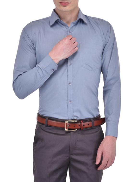 blue set of 2 cotton blend formal shirt - 13470412 - Zoom Image - 5