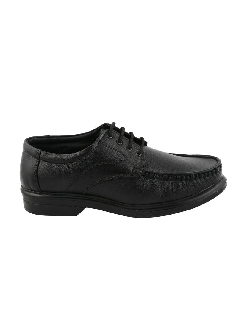black Leather lace-up derby - 13470773 - Zoom Image - 2