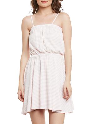 cami neck striped blouson dress - 13480431 - Standard Image - 2