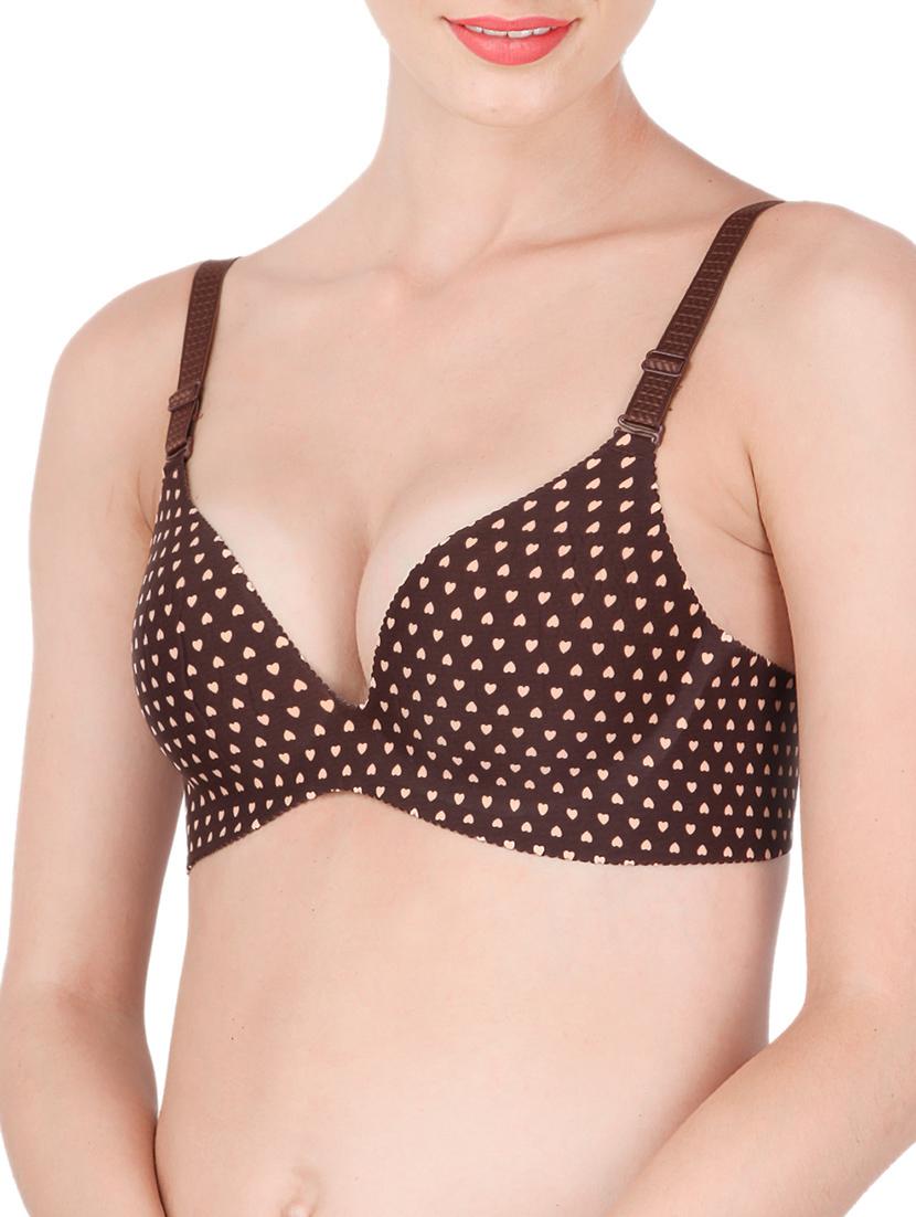 detachable strap plunge bra - 13481756 - Zoom Image - 2