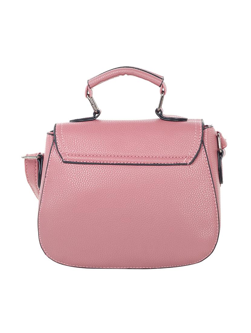 pink leatherette sling bag - 13482369 - Zoom Image - 2