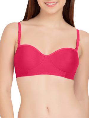 set of 2 pink cotton bras - 13532728 - Standard Image - 2