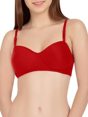 set of 2 red cotton bras - 13532735 - Standard Image - 2