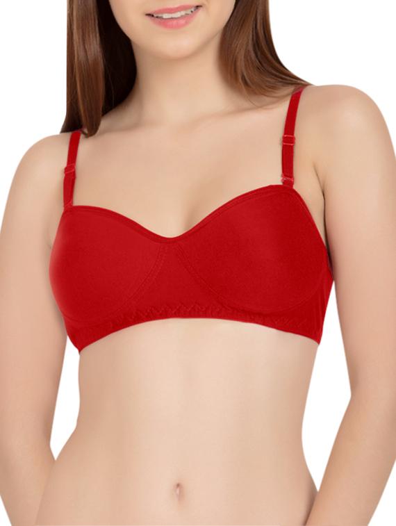 set of 2 red cotton bras - 13532735 - Zoom Image - 2