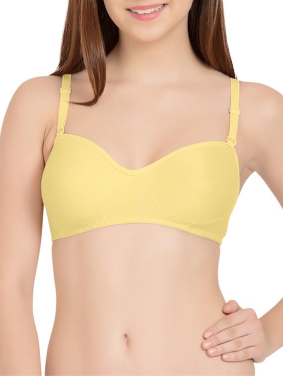 set of 2 yellow cotton bras - 13532736 - Zoom Image - 2