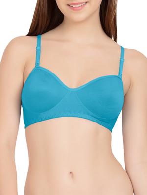 set of 2 blue cotton bras - 13532737 - Standard Image - 2