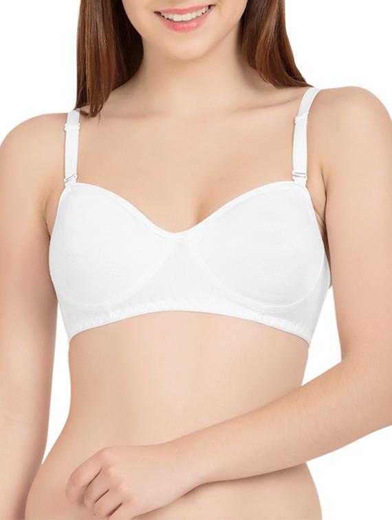 set of 2 white cotton bras - 13532739 - Zoom Image - 2
