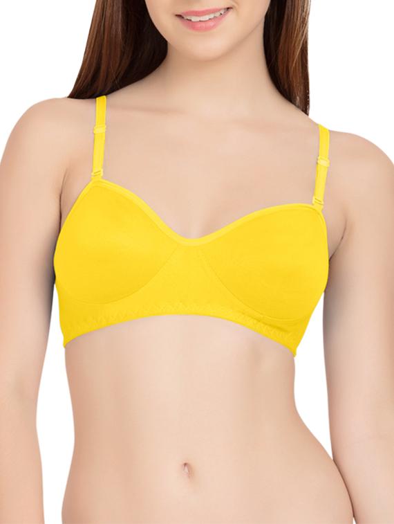 set of 2 yellow cotton bras - 13532740 - Zoom Image - 2