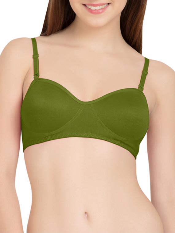 set of 2 green cotton bras - 13532743 - Zoom Image - 2