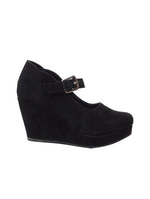 black ankle strap wedge - 13601363 - Standard Image - 2