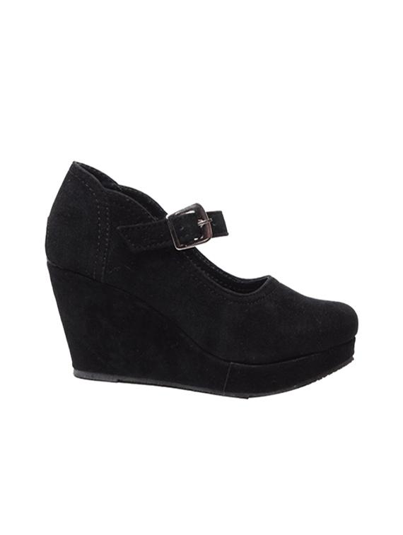 black ankle strap wedge - 13601363 - Zoom Image - 2