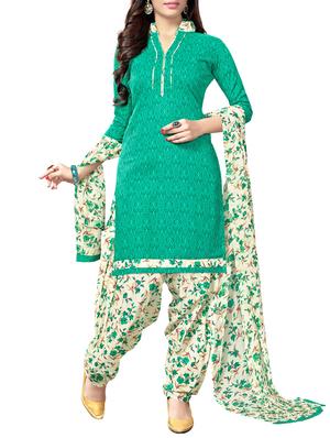 multi colored cotton unstitched suit dress material (set of 2) - 13648978 - Standard Image - 2