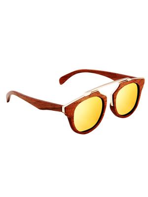tocca di legno oro gold retro wooden sunglasses - 13651060 - Standard Image - 2
