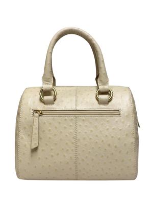 cream leather structured handbag - 13656069 - Standard Image - 2