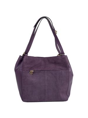 purple leather regular handbag - 13656916 - Standard Image - 2