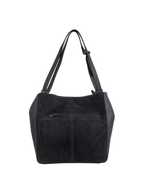 grey leather regular handbag - 13656917 - Standard Image - 2