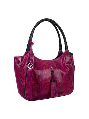 pink leather regular handbag - 13656918 - Standard Image - 5