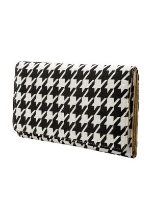 black and white silk wallet - 13664956 - Standard Image - 5