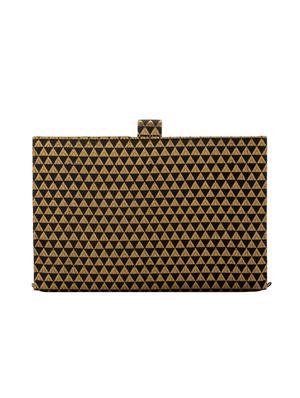 black and gold notebook clutch - 13664957 - Standard Image - 2