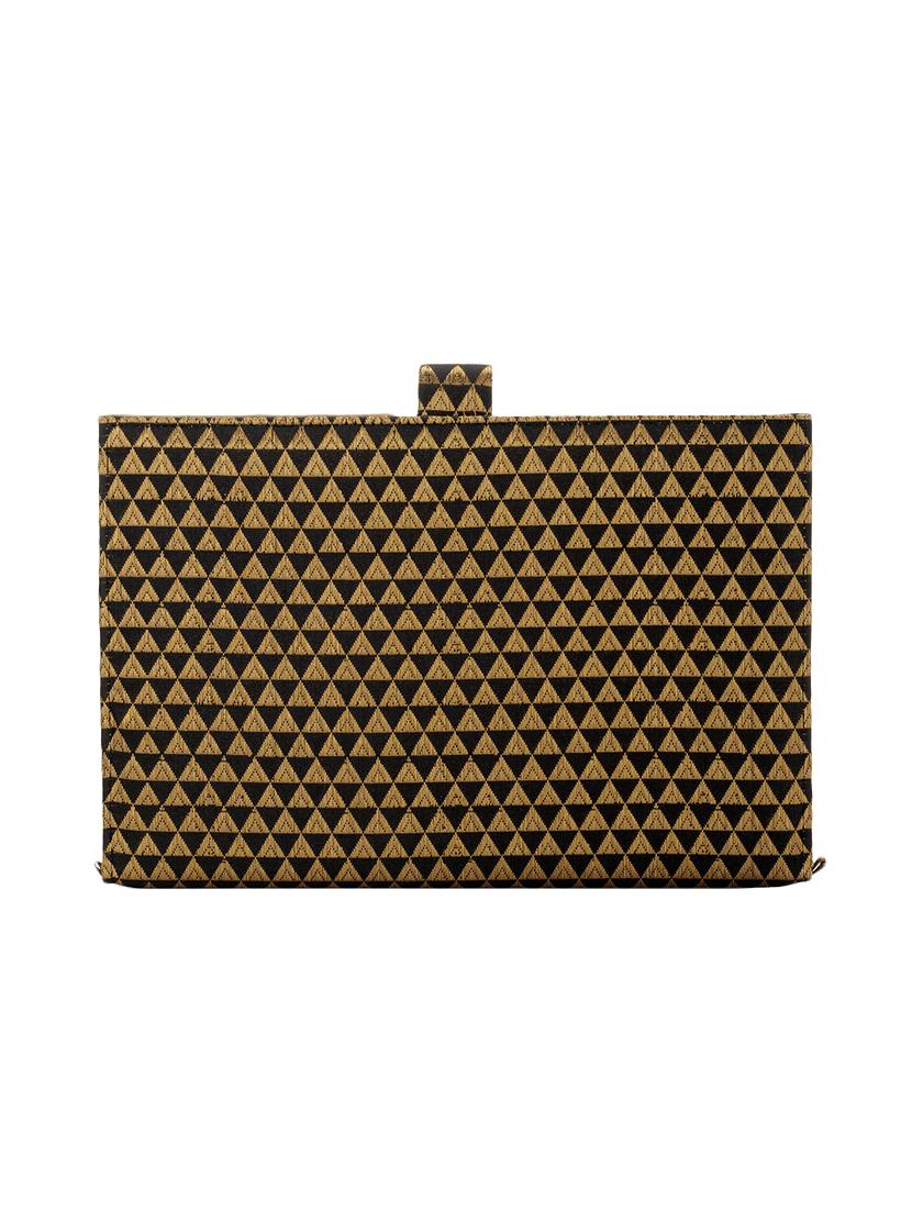 black and gold notebook clutch - 13664957 - Zoom Image - 2