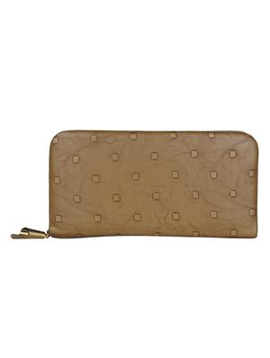 brown leatherette regular clutch - 13665975 - Standard Image - 2