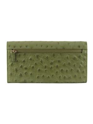 green leather regular clutch - 13671974 - Standard Image - 2