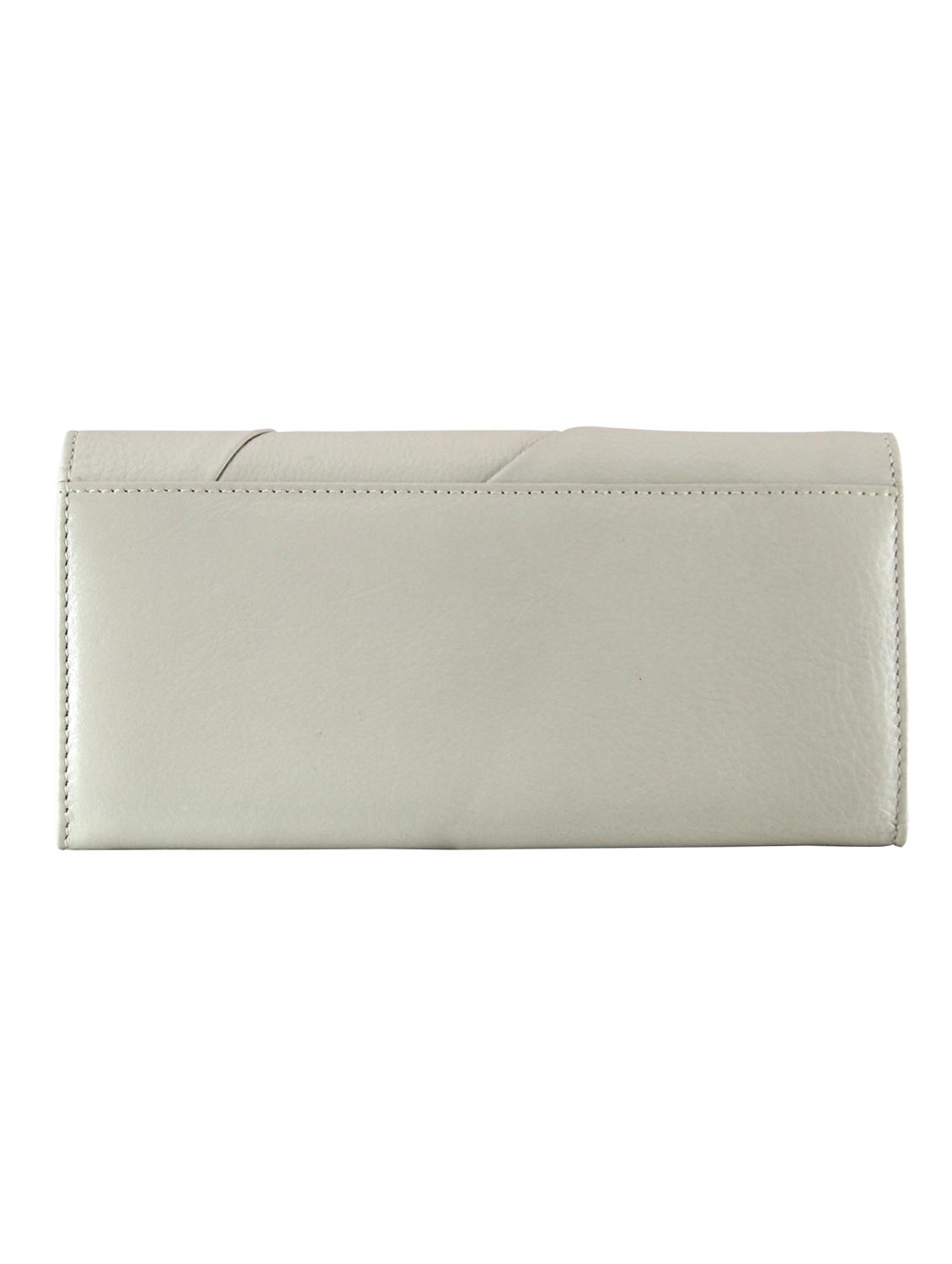 white leather regular clutch - 13672075 - Zoom Image - 2