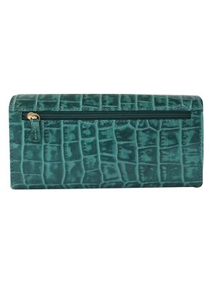 green leather regular clutch - 13672089 - Standard Image - 2