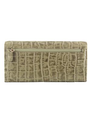 beige leather regular clutch - 13672245 - Standard Image - 2