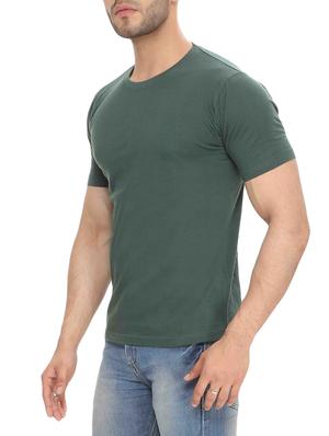 green cotton t-shirt - 13675462 - Standard Image - 2