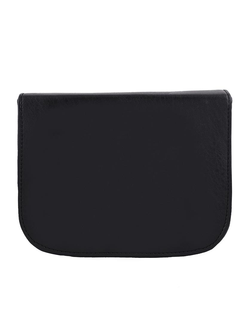 black leatherette regular sling bag - 13675882 - Zoom Image - 2