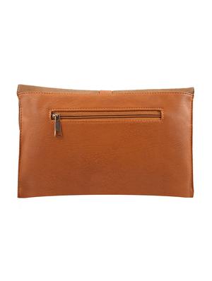 Brown leatherette regular sling bag - 13675883 - Standard Image - 2