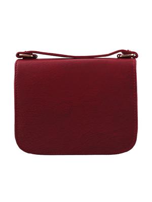 red leatherette sling bag - 13675894 - Standard Image - 2