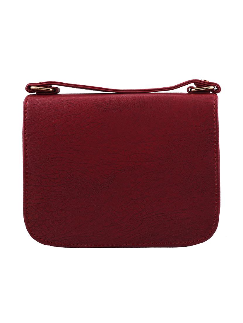 red leatherette sling bag - 13675894 - Zoom Image - 2