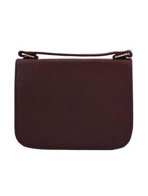 brown leatherette sling bag - 13675895 - Standard Image - 2