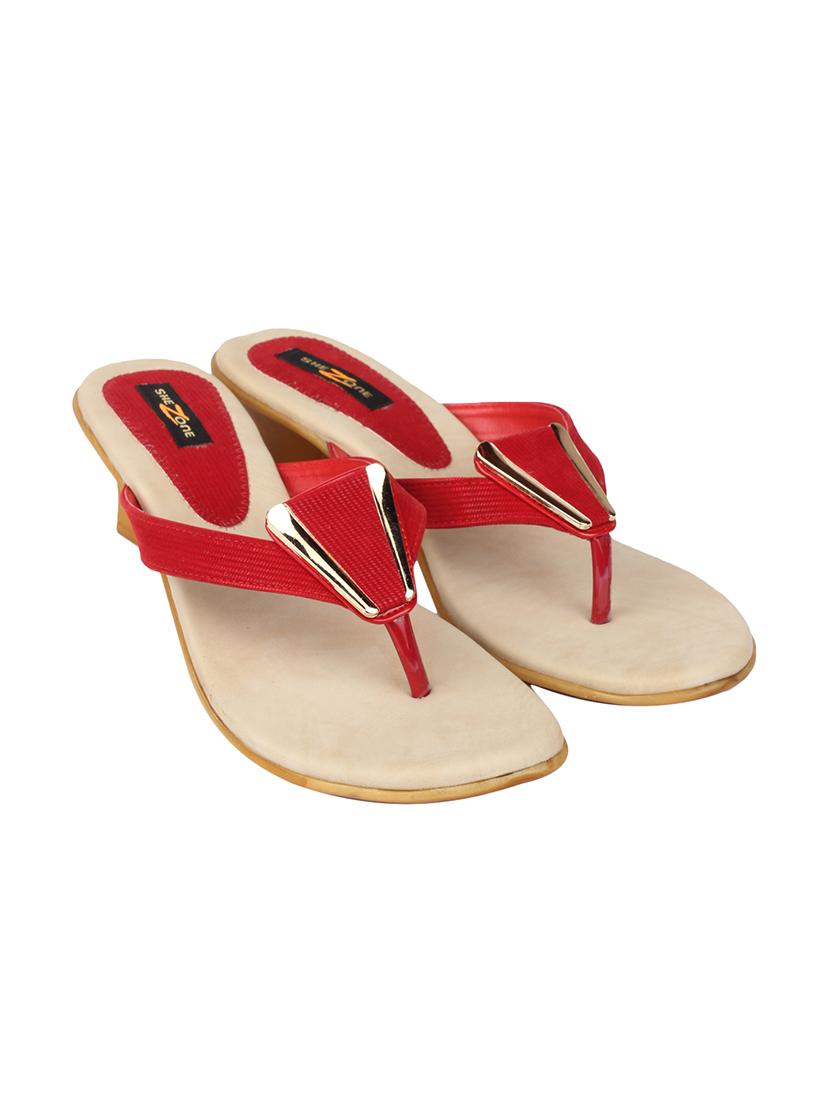 red toe separator sandal - 13677962 - Zoom Image - 2