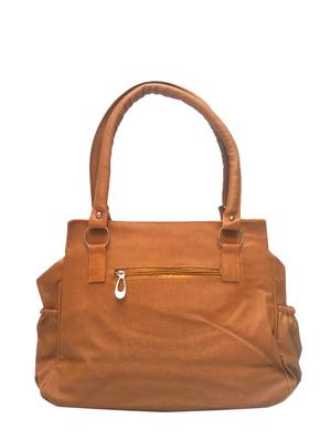 beige cotton regular handbag - 13678001 - Standard Image - 2