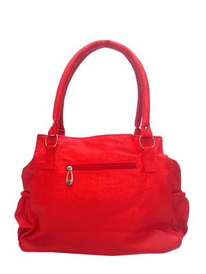 red cotton regular handbag - 13678005 - Standard Image - 2