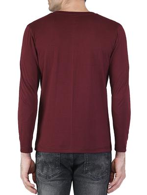 green maroon cotton combos t-shirt - 13678355 - Standard Image - 5