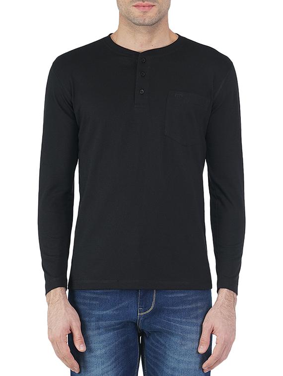 black blue cotton combos t-shirt - 13678362 - Zoom Image - 2