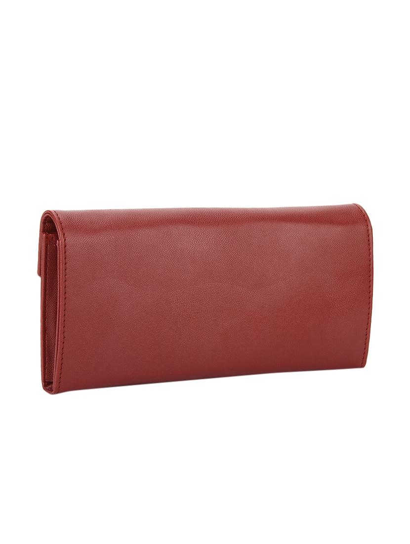 maroon leatherette regular purse - 13681940 - Zoom Image - 2