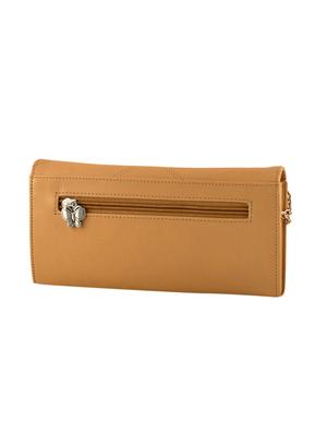 beige leatherette regular clutch - 13682031 - Standard Image - 2