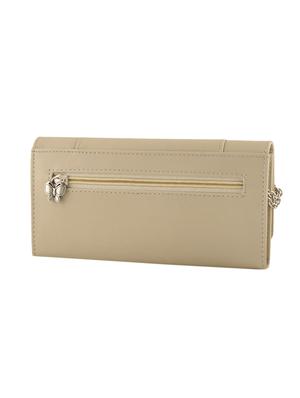 cream leatherette regular clutch - 13682049 - Standard Image - 2