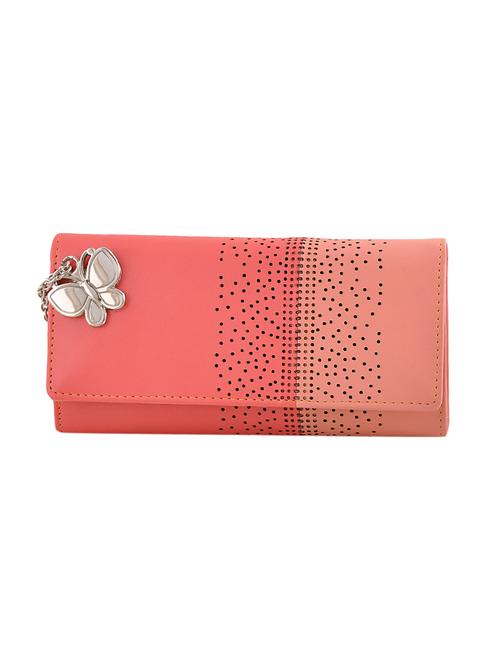pink leatherette regular clutch - 13682063 - Standard Image - 1