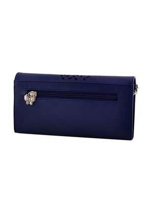 blue leatherette regular purse - 13682072 - Standard Image - 2