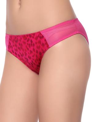 pink printed bikini panty - 13688285 - Standard Image - 2