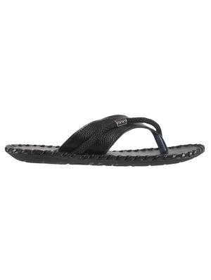 black synthetic & mesh slip on slippers - 13691144 - Standard Image - 2